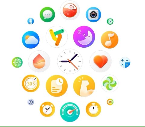 Smartwatch Damski Rubicon RNCF35 BLACK Bransoleta + Pasek RUBICON