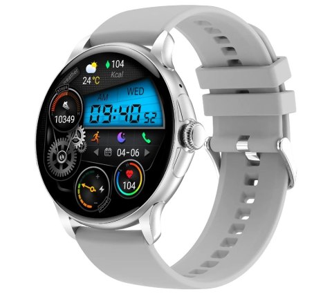 Smartwatch Damski Rubicon RNCF35 SILVER Bransoleta + Pasek RUBICON