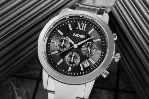 Zegarek Męski Skmei 9097BK + BOX Skmei