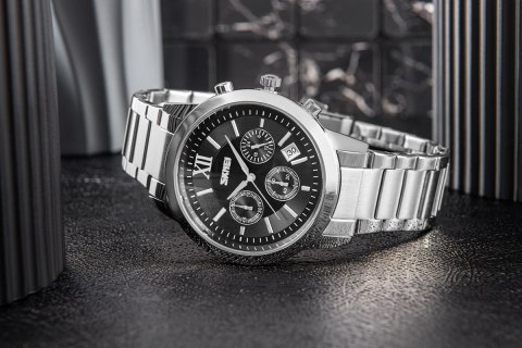 Zegarek Męski Skmei 9097BK + BOX Skmei