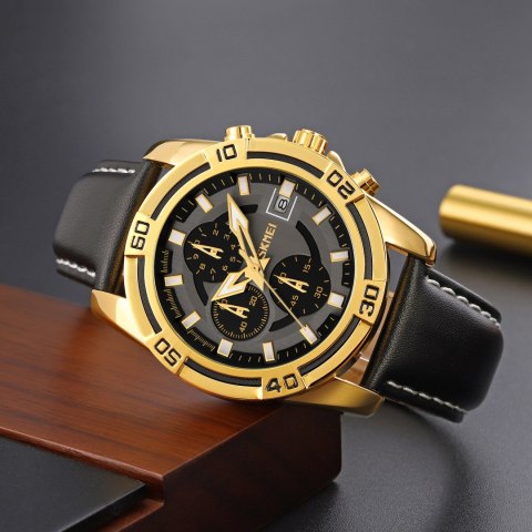 Zegarek Męski Skmei 9156GDBK + BOX Skmei