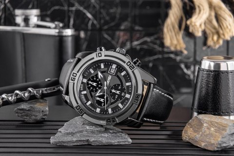 Zegarek Męski Skmei 9156SIBK + BOX Skmei