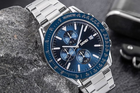 Zegarek Męski Skmei 9253SIBU + BOX Skmei