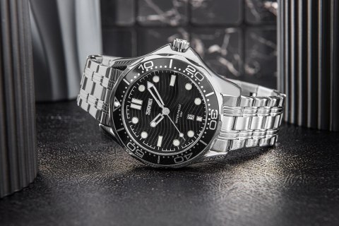 Zegarek Męski Skmei 9276SISIBK + BOX Skmei