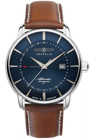 Zegarek Męski ZEPPELIN Atlantic Timezone 8442-3 + BOX Zeppelin