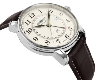 Zegarek Męski ZEPPELIN LZ127 Graf Zeppelin GMT 7642-5 + BOX Zeppelin