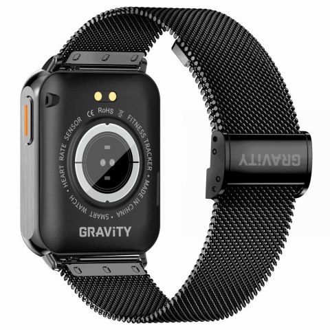 Smartwatch Gravity Biało Czarny 2 Paski GT17-8 Gravity