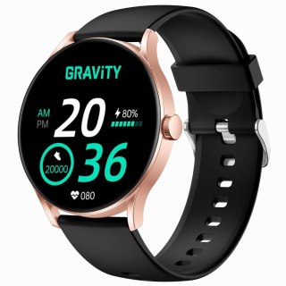 Smartwatch Gravity Czarno Różowy GT2-2 PRO Gravity