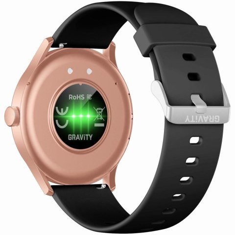 Smartwatch Gravity Czarno Różowy GT2-2 PRO Gravity
