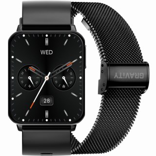 Smartwatch Gravity Czarny 2 Paski GT17-7 Gravity