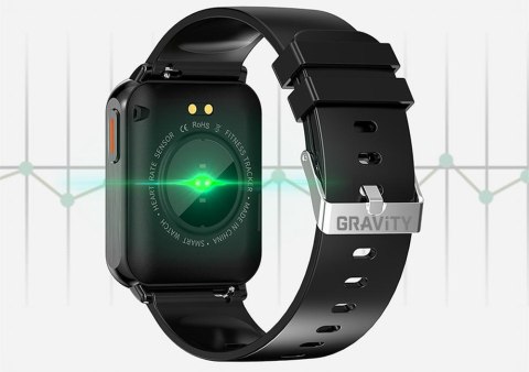 Smartwatch Gravity Czarny 2 Paski GT17-7 Gravity