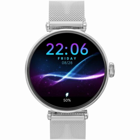 Smartwatch Gravity Srebrno Biały 2 Paski GT26-8 Gravity