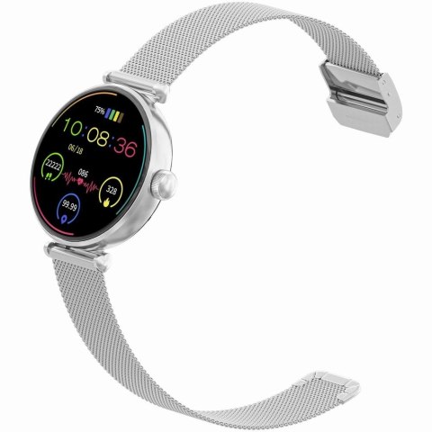 Smartwatch Gravity Srebrno Biały 2 Paski GT26-8 Gravity