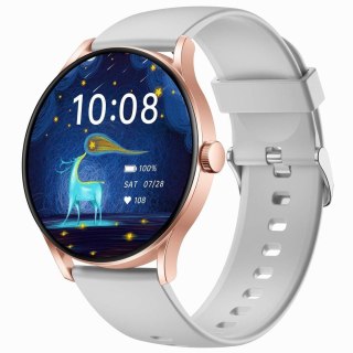 Smartwatch Gravity Szaro Różowy GT2-3 PRO Gravity