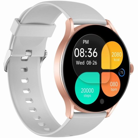 Smartwatch Gravity Szaro Różowy GT2-3 PRO Gravity