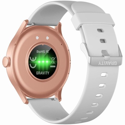 Smartwatch Gravity Szaro Różowy GT2-3 PRO Gravity