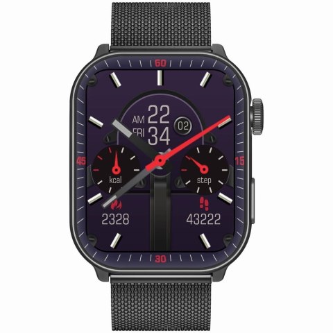 Smartwatch Męski GRAVITY GT28-2 Pasek + Bransoleta Pomarańczowo Czarny Gravity