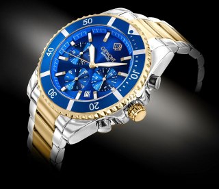 Zegarek Męski Giewont Chronograph Sapphire Multikolor GW3970-B5 Giewont