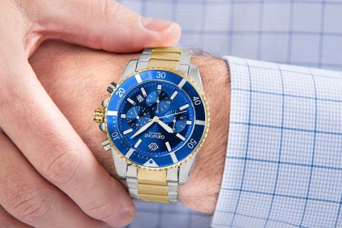 Zegarek Męski Giewont Chronograph Sapphire Multikolor GW3970-B5 Giewont