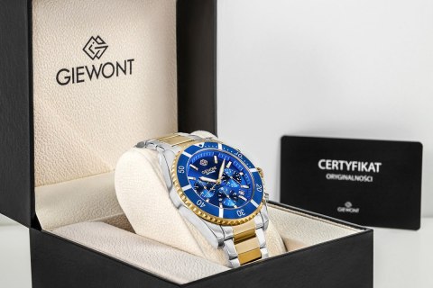 Zegarek Męski Giewont Chronograph Sapphire Multikolor GW3970-B5 Giewont
