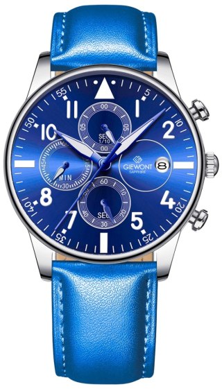 Zegarek Męski Giewont Chronograph Sapphire Niebieski GW5630-A5 Giewont