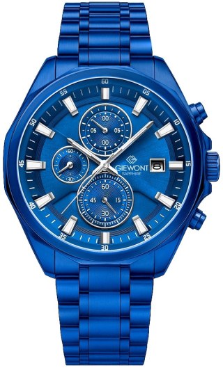 Zegarek Męski Giewont Chronograph Sapphire Niebieski GW7290-B5 Giewont