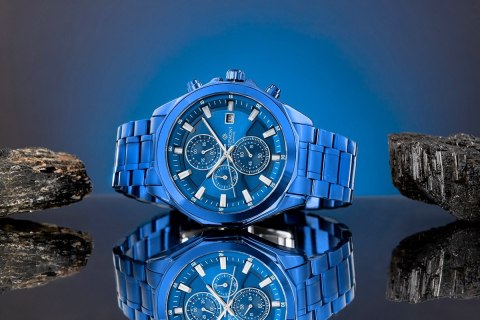 Zegarek Męski Giewont Chronograph Sapphire Niebieski GW7290-B5 Giewont