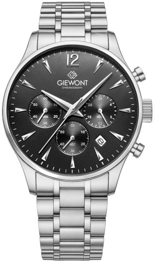 Zegarek Męski Giewont Chronograph Sapphire Srebrny GW6310-B2 Giewont