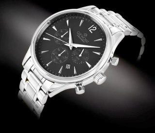 Zegarek Męski Giewont Chronograph Sapphire Srebrny GW6310-B2 Giewont