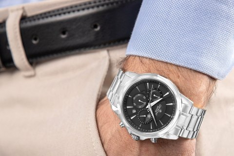 Zegarek Męski Giewont Chronograph Sapphire Srebrny GW9460-B2 Giewont