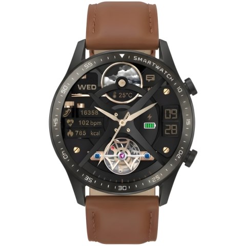 Smartwatch Gravity Czarny 2 Paski GT10-4 Gravity