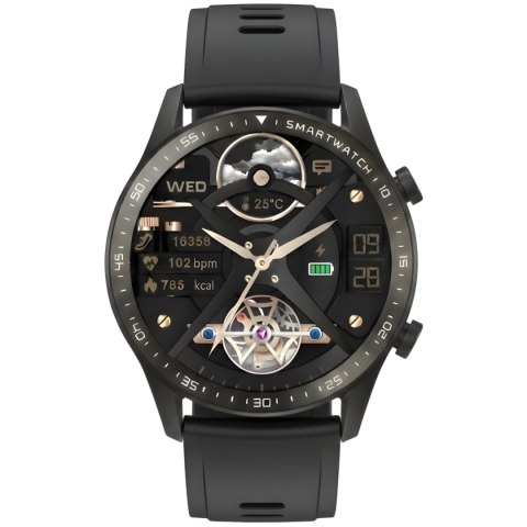 Smartwatch Gravity Czarny 2 Paski GT10-4 Gravity