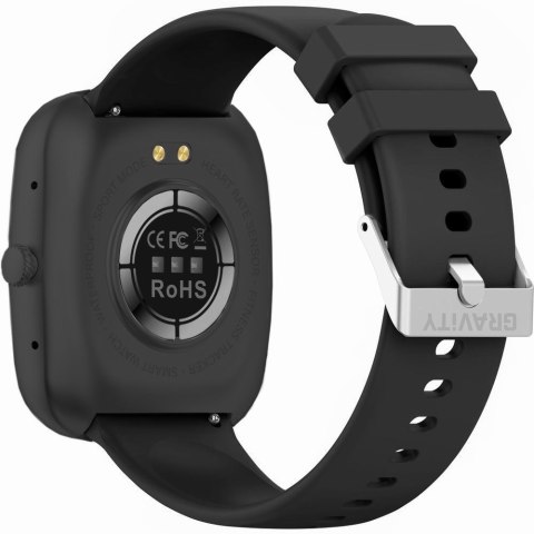 Smartwatch Gravity Czarny 2 Paski GT18-9 Gravity