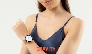 Smartwatch Gravity Różowe Złoto Pasek + Bransoleta GT11-7 Gravity
