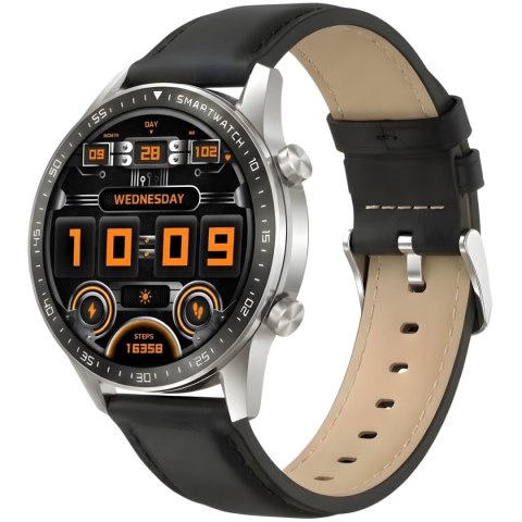 Smartwatch Gravity Srebrny 2 Paski GT10-7 Gravity