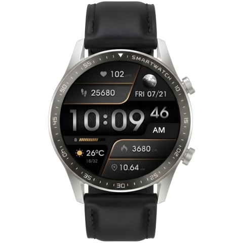 Smartwatch Gravity Srebrny 2 Paski GT10-7 Gravity