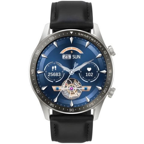 Smartwatch Gravity Srebrny 2 Paski GT10-7 Gravity