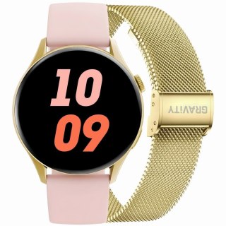Smartwatch Gravity Złoty Pasek + Bransoleta GT11-3 Gravity