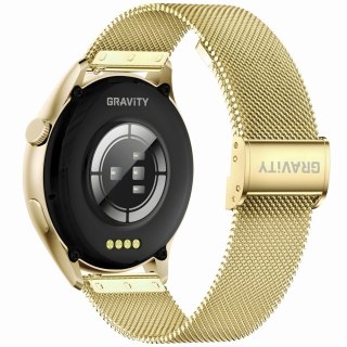 Smartwatch Gravity Złoty Pasek + Bransoleta GT11-3 Gravity