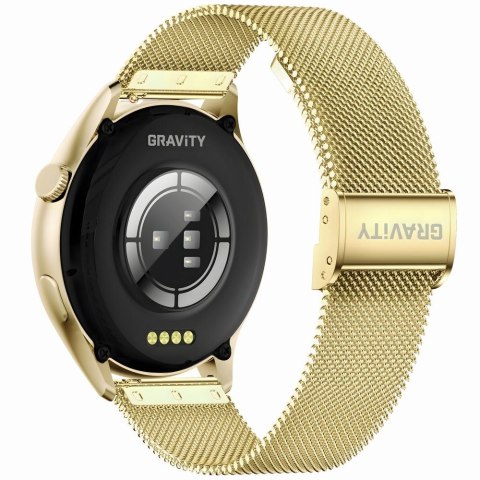 Smartwatch Gravity Złoty Pasek + Bransoleta GT11-4 Gravity