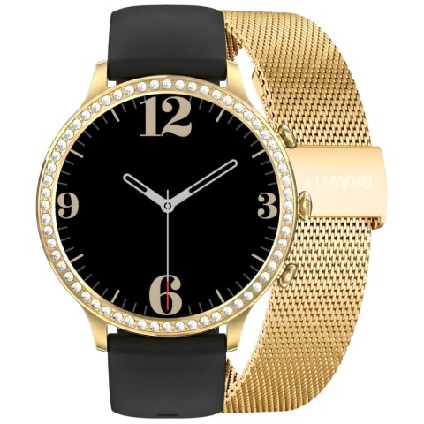 Smartwatch Gravity Złoty Pasek i Bransoleta GT5-1 Gravity