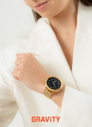 Smartwatch Gravity Złoty Pasek i Bransoleta GT5-4 Gravity