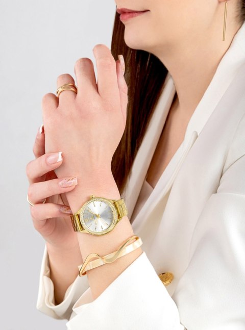 Zegarek Damski Giewont Sapphire Złoto Srebrny GW1140-B2 Giewont