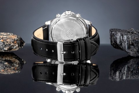 Zegarek Męski Giewont Chronograph Sapphire Czarny GW3520-A4 Giewont