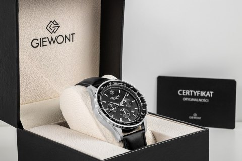 Zegarek Męski Giewont Chronograph Sapphire Czarny GW3520-A4 Giewont