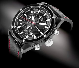 Zegarek Męski Giewont Chronograph Sapphire Czarny GW8810-A1 Giewont