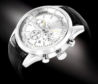 Zegarek Męski Giewont Chronograph Sapphire Srebrny GW7650-A1 Giewont