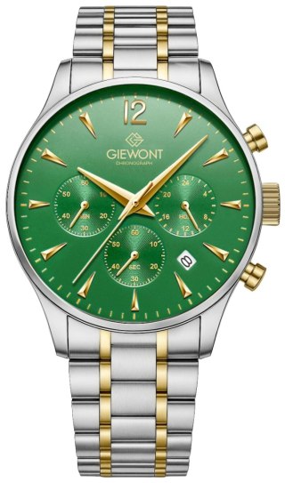 Zegarek Męski Giewont Chronograph Sapphire Zielony GW6310-B6 Giewont