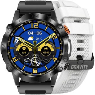 Smartwatch Gravity Czarny 2 Paski GT20-8 Gravity