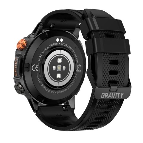 Smartwatch Gravity Czarny 2 Paski GT20-8 Gravity